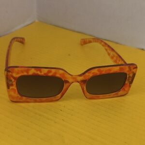 A.J. Morgan Vibrant Orange Sunglasses